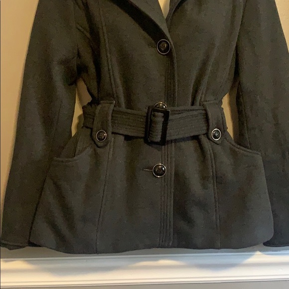 Kenneth Cole Reaction Charcoal Coat - Picture 2 of 14